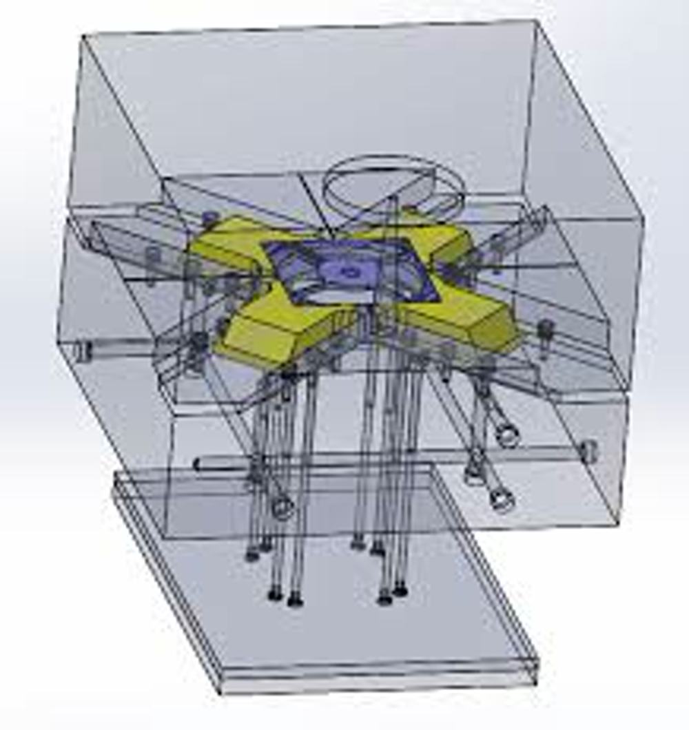 Mold Block with Core Pins