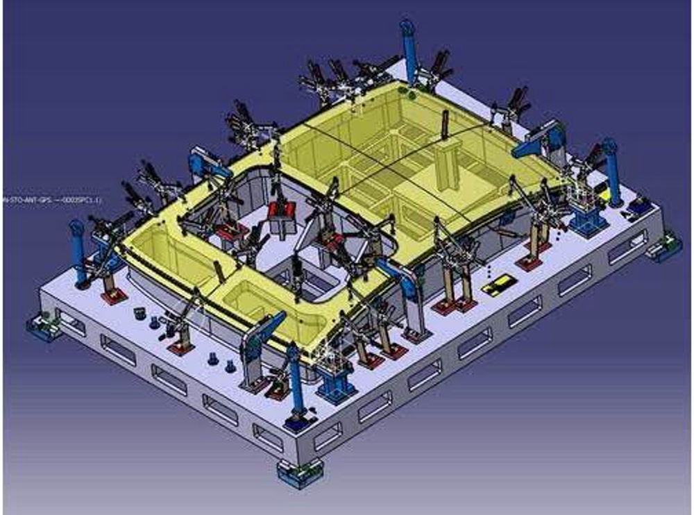 Panel Fixture Base Plate